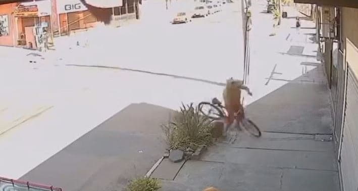 Momento do acidente no estado gaúcho (Foto: Divulgação)