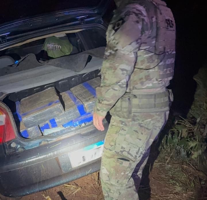 PRF apreende 285 kg de maconha em duas ocorrências no Oeste de SC