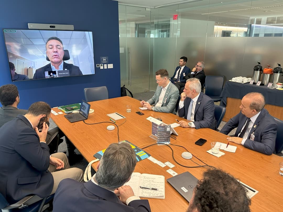 Comitiva liderada pelo governador Jorginho Mello cumpriu agenda nos EUA (Foto: Secom SC)