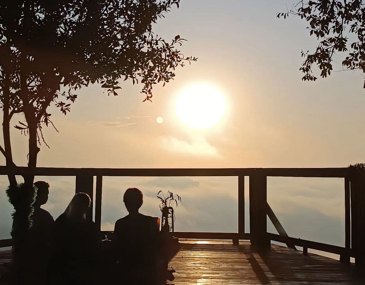 Mirante Por do Sol - Família Risson  (Foto: Mirante Risson)