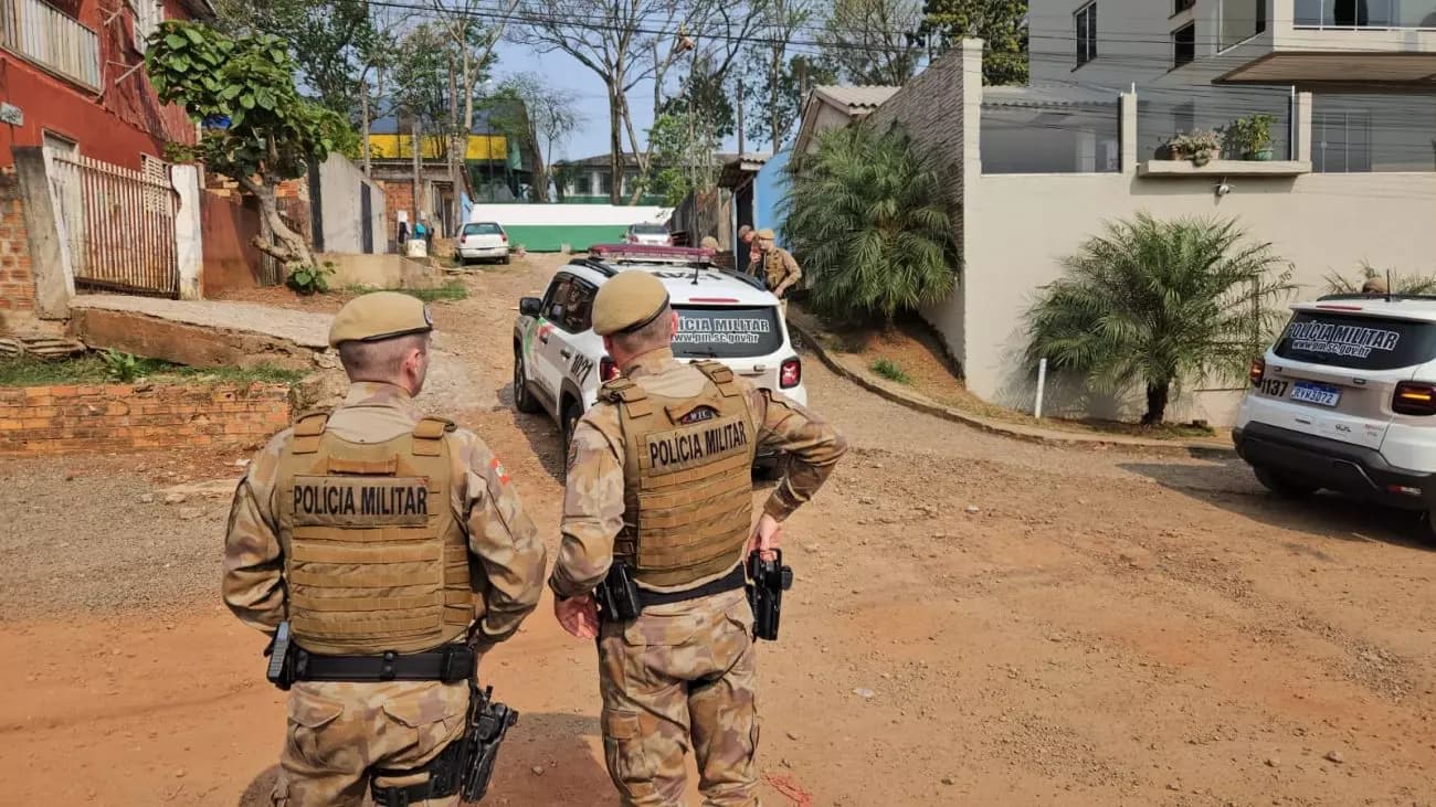 Polícia Militar atendeu a ocorrência (Foto: Divulgação)