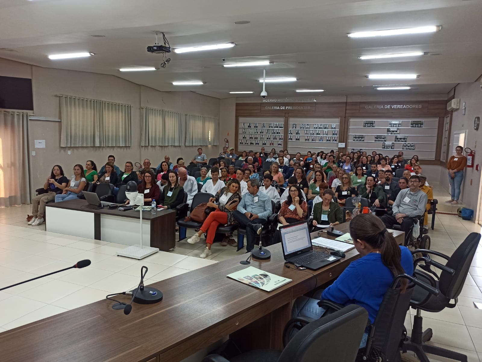 Conferência da Assistência Social de Pinhalzinho  (Foto: Gilmar Bortese)