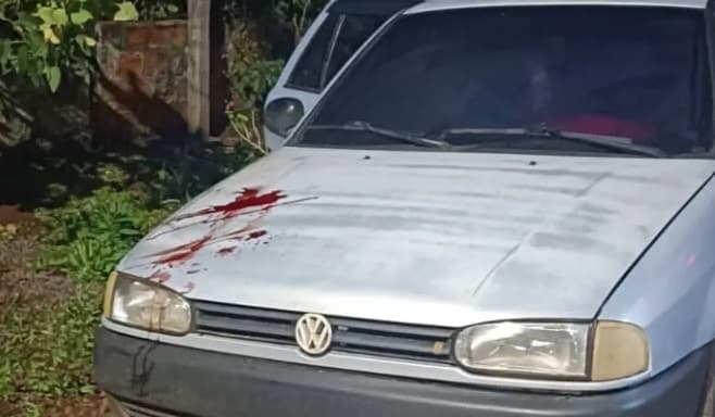 Morte em Xaxim (Foto: Corpo de Bombeiros)