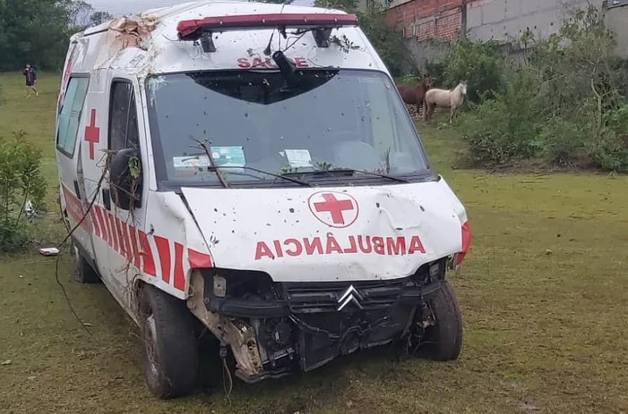 Viatura falsificada por criminosos  (Foto: Polícia Rodoviária Federal)
