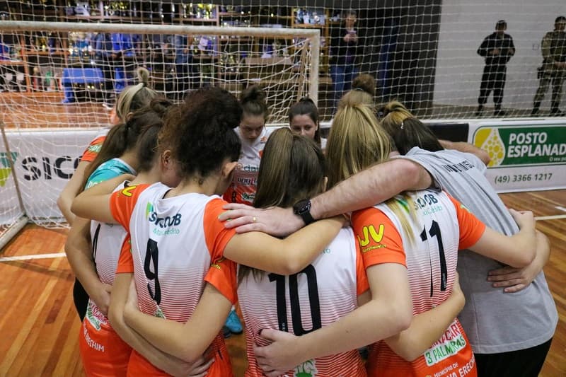 Em 2022, Nova Erechim conquistam o título pelo feminino (Foto: RCO)