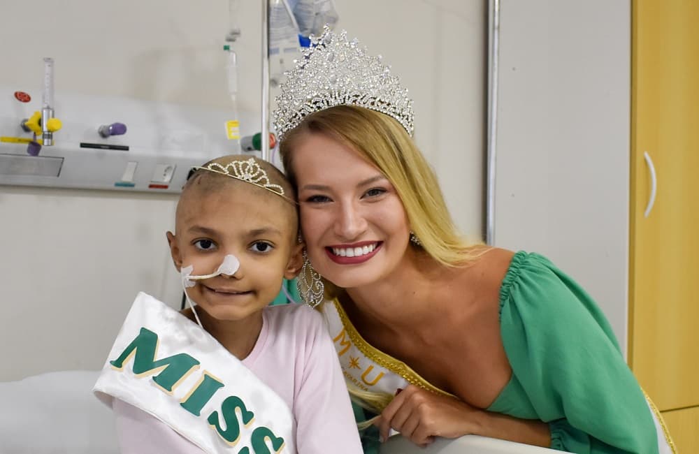 Sasha Bauer foi rainha da Oktoberfest (Foto: Divulgação)