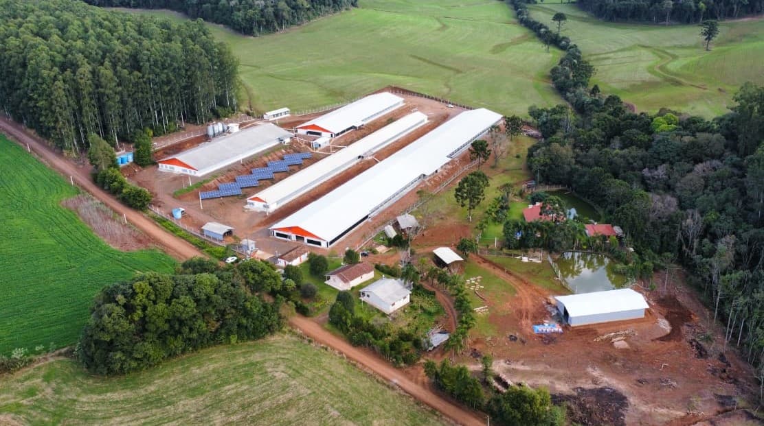Construção feita na Linha Borevi (Foto: Divulgação)