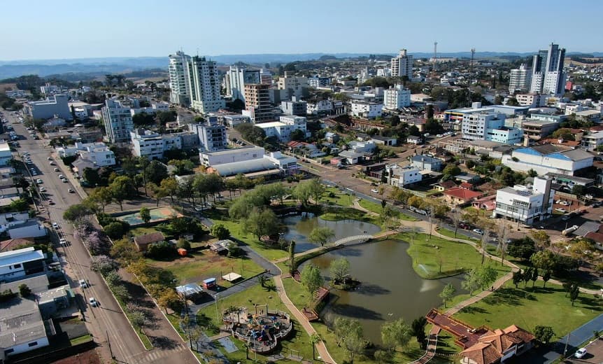 Pinhalzinho têm 21.495 habitantes , aponta Censo (Foto: (Foto: Dirlei Imagens Aéreas ))