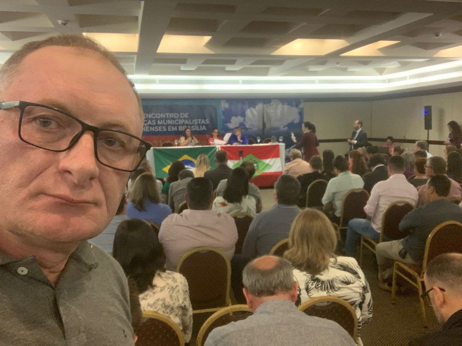 Prefeito Ditcho participa do 1° Encontro de Lideranças Municipalistas Catarinenses