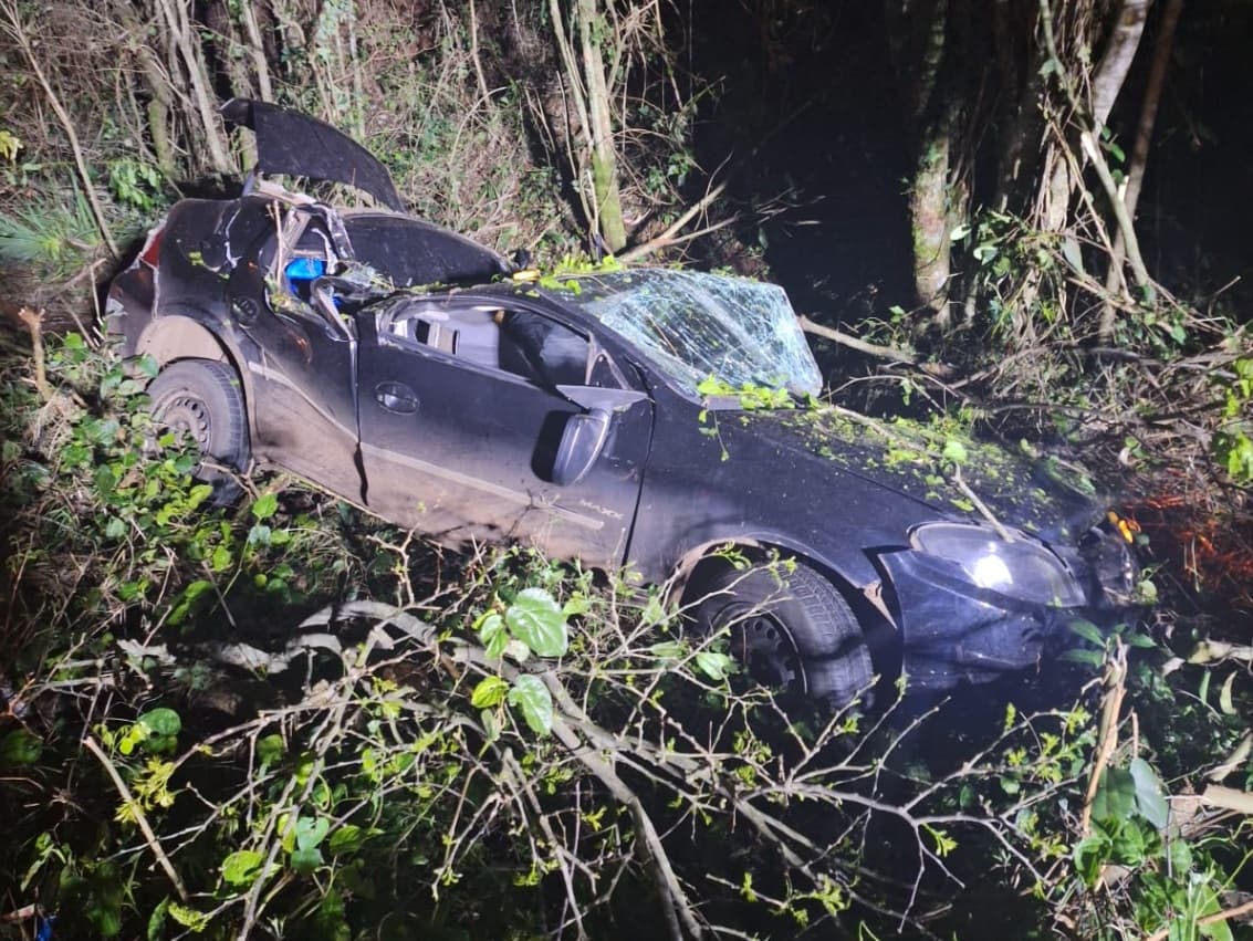Motorista sobreviveu ao acidente (Foto: Divulgação)