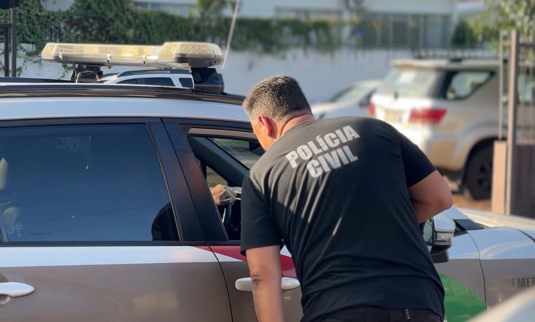 Polícias Civil e Militar agiram juntos na investigação (Foto: Henrique Paulo Koch)