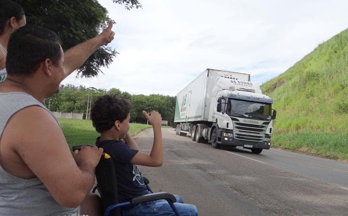 Adryan, xodó de caminhoneiros (Foto: Divulgação)