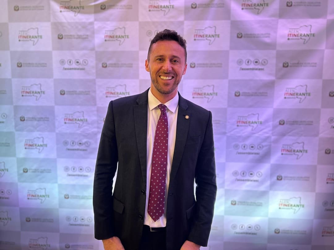 Fernando Krelling é um dos deputados que mais incentiva o esporte na Alesc (Foto: Gilmar Bortese)