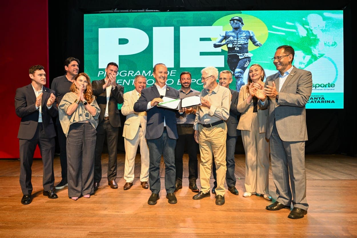Atletas e o esporte catarinense podem contar com mais investimentos do Governo de SC para se desenvolverem cada vez mais (Foto: Eduardo Valente/Secom)
