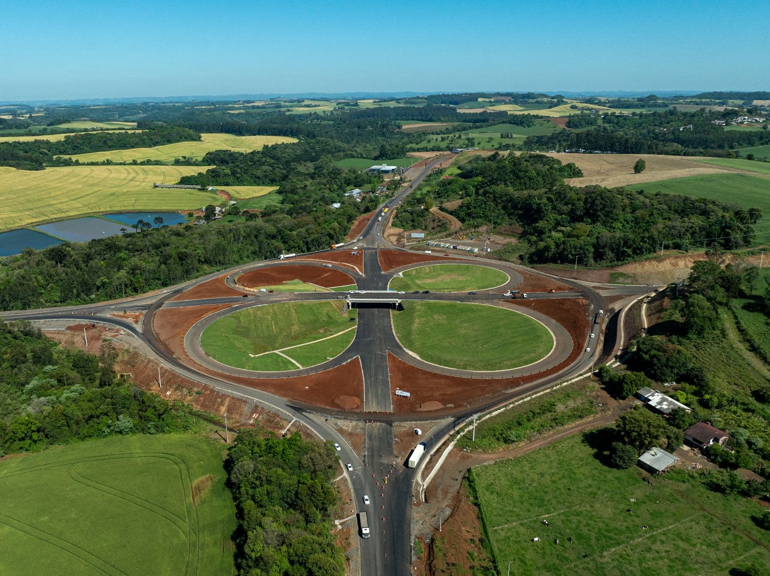 Alteração no trânsito no entroncamento da BR-282 com a BR-158 começa nesta quarta-feira (15)