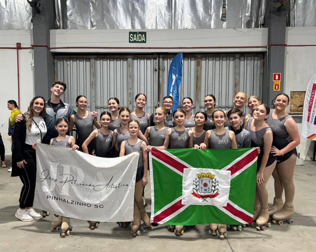 Equipe de Patinação de Pinhalzinho conquista 22 medalhas no Campeonato Catarinense em Indaial