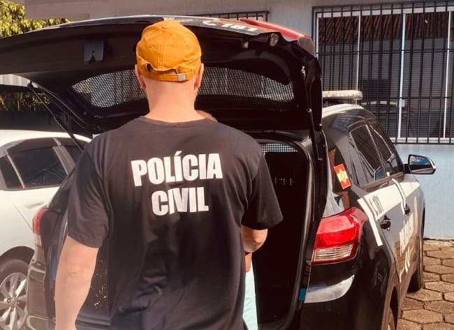Polícia Civil de Pinhalzinho prende homem condenado por crime de estupro 