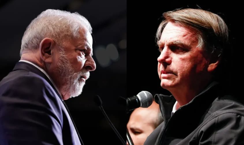 O presidente Luiz Inácio Lula da Silva (PT) e o ex-presidente Jair Bolsonaro (PL) (Foto: CNN)