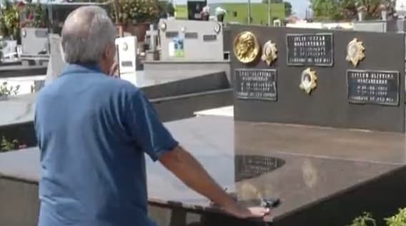 Osias mascarenhas convive com a saudade há quase 45 anos (Foto: TV Anhamguera)