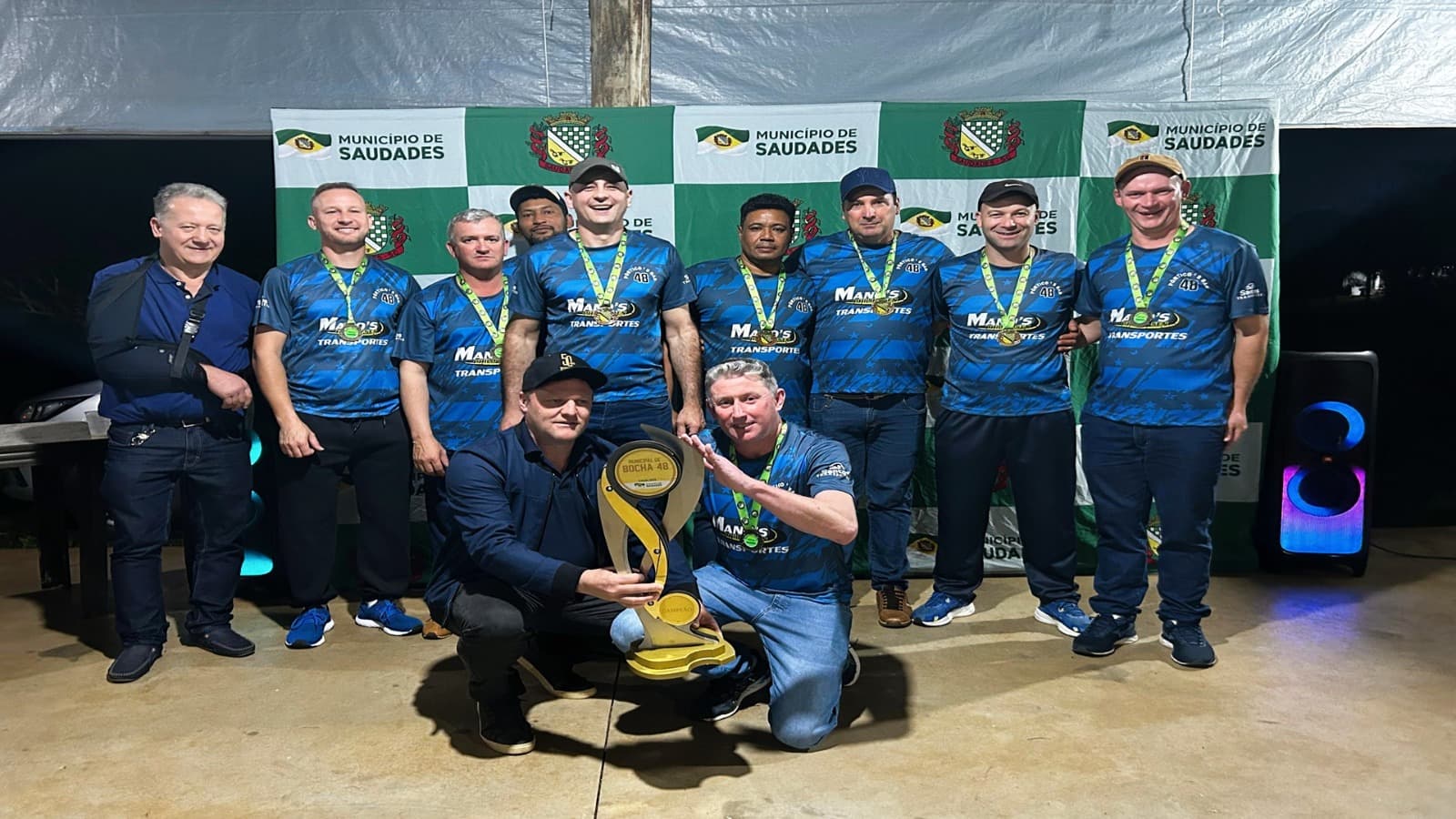 Pórticos Bar foi o campeão da competição (Foto: Ascom)