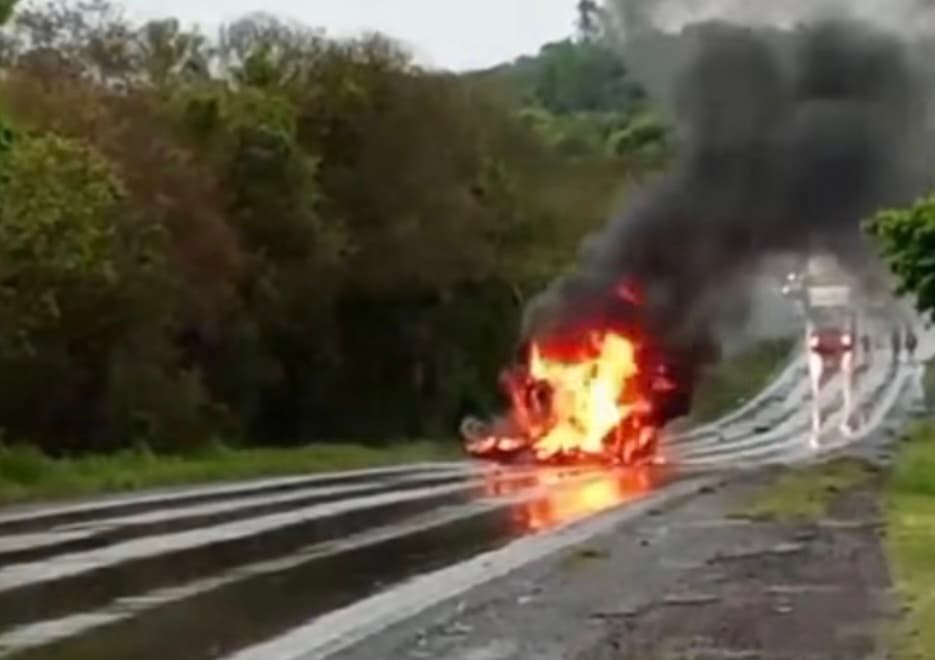 Acidente fatal na BR-285 (Foto: Divulgação)