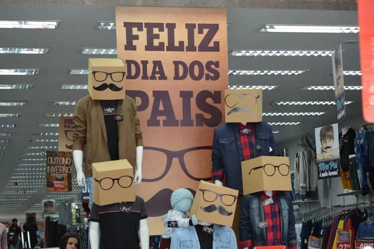 Dia dos Pais é a quarta data que mais movimenta o comércio (Foto: Reprodução/Internet)