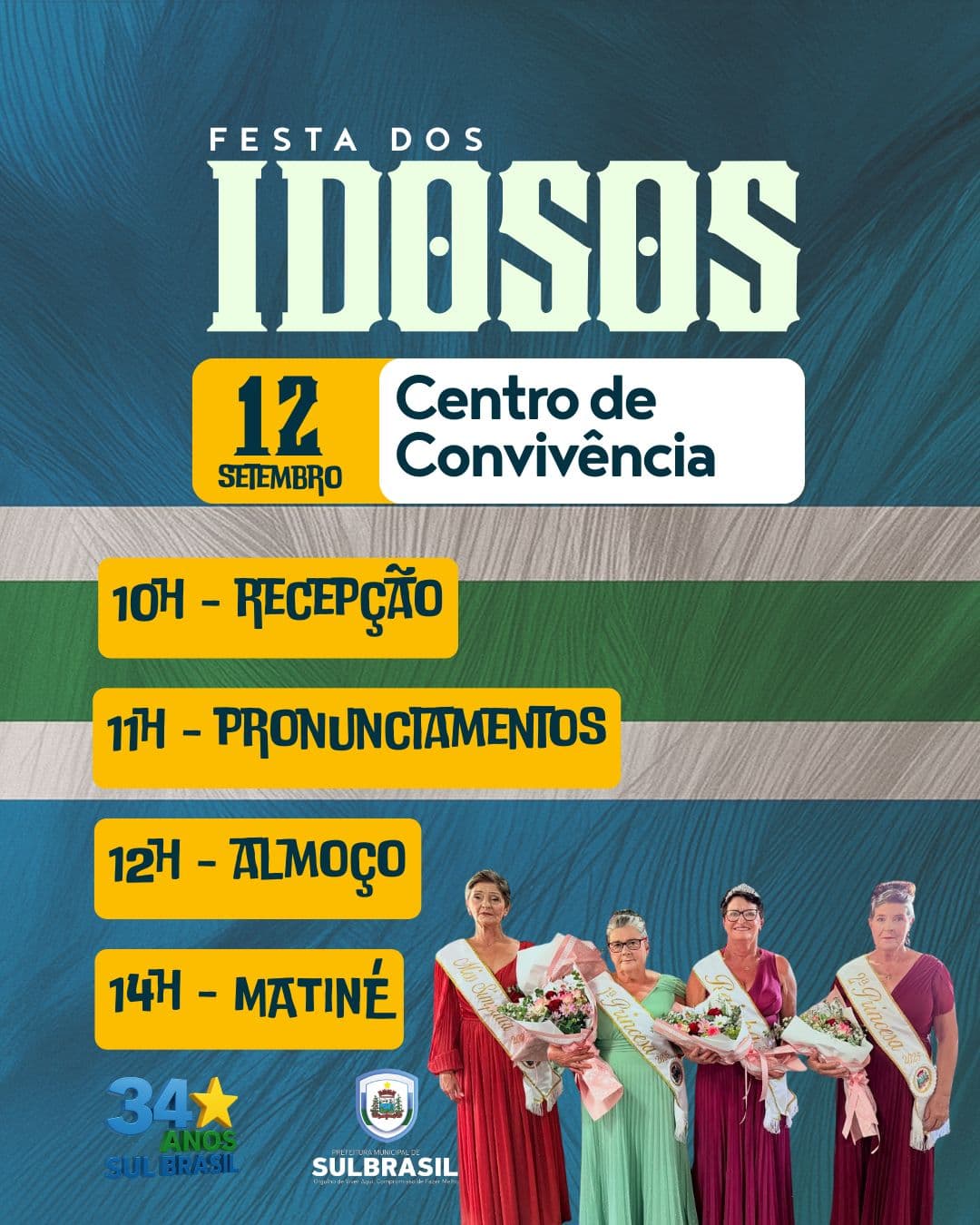 Sul Brasil comemora seus 34 anos com Festa dos Idosos