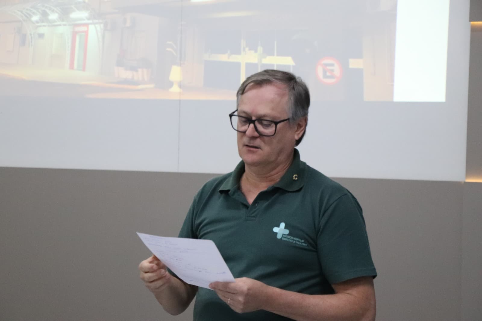 Lauri Guilante é reeleito presidente do hospital  (Foto: Divulgação Hospital)