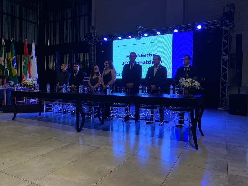 Evento de comemoração aos 30 anos da JCI Pinhalzinho  (Foto: Felipe Eduardo Zamboni)