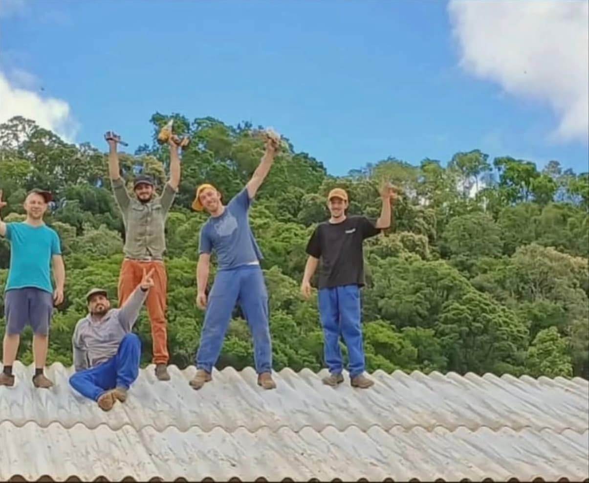 Voluntários fizeram a reconstrução (Foto: Arquivo pessoal)