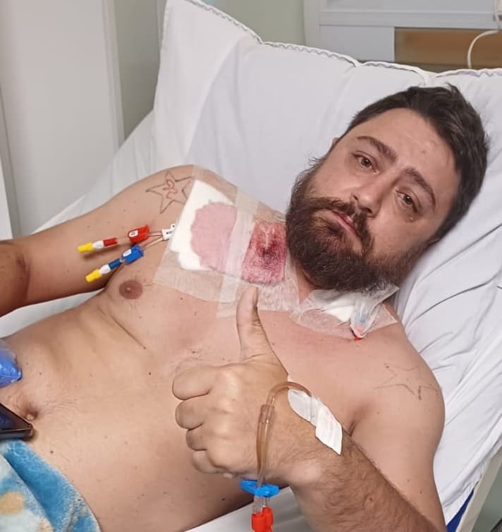 Rafael dos Santos fez questão de enaltecer atendimento (Foto: Divulgação / Hospital Regional São Paulo)