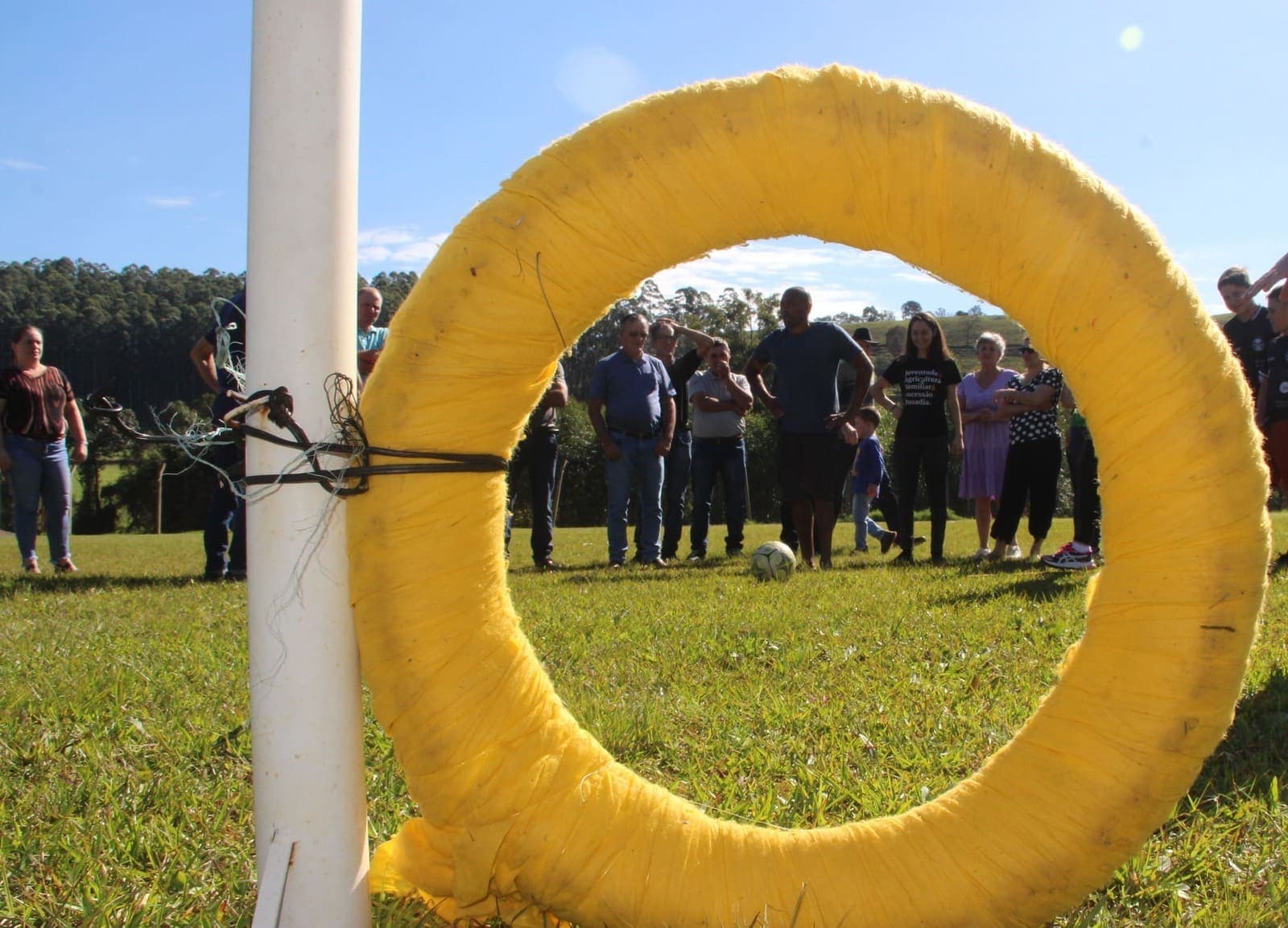 Jogos reuniram vários agricultores no interior de União do Oeste (Foto: Ascom União do Oeste)