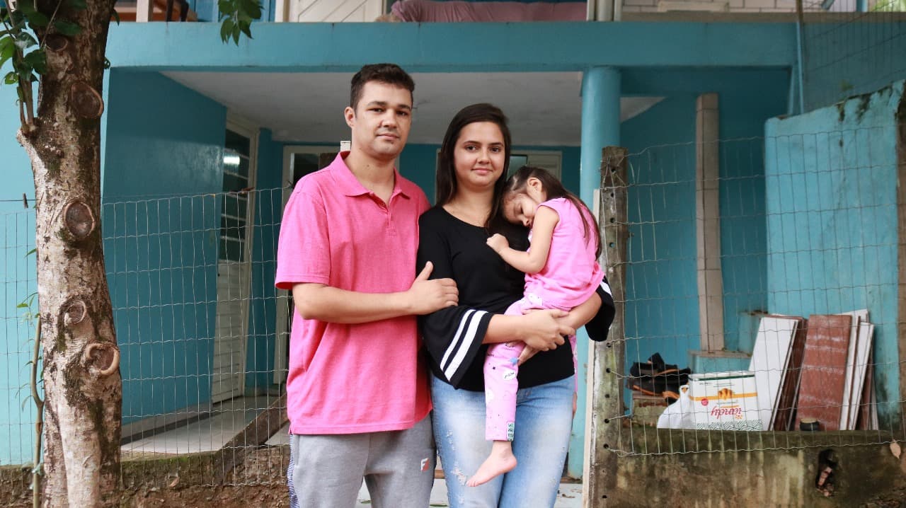 Família morava em Canoas (Foto: Renan Ribeiro)