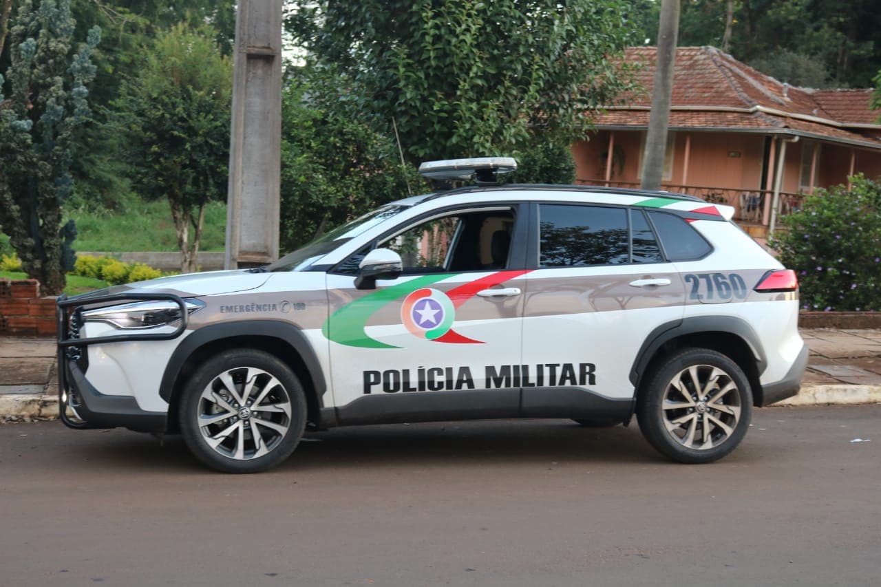 Polícia Militar agiu rápido em ocorrência de perturbação (Foto: Henrique Paulo Koch)