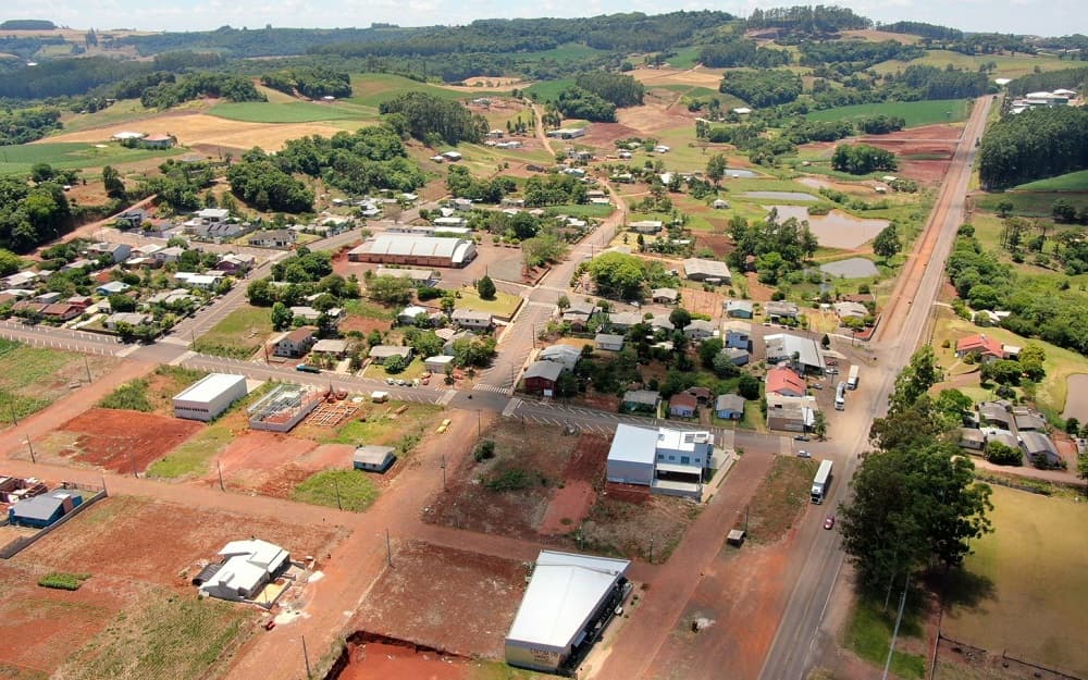 Distrito de Machado tem excelente localização  (Foto: Dirlei Imagens Aéreas)