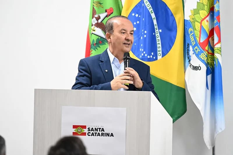 Jorginho Mello estará mais uma vez no Oeste catarinense (Foto: Secom SC)