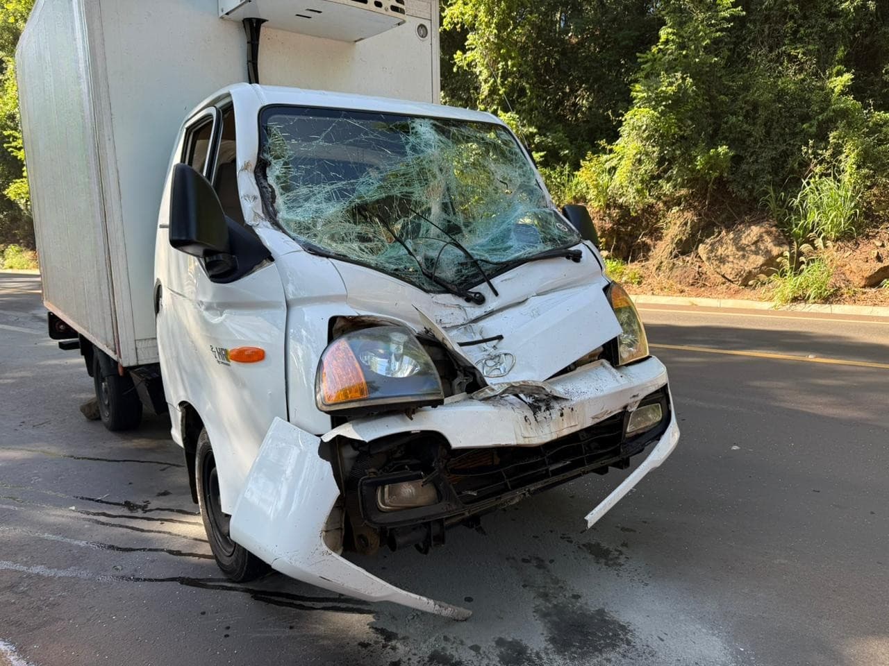 HR ficou destruída (Foto por Gilmar Bortese)