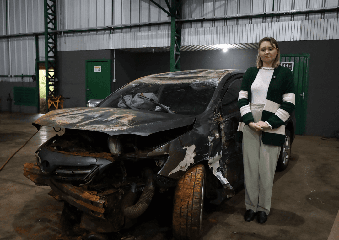 "Chamei por Jesus", diz grávida que saiu sem nenhum arranhão em acidente