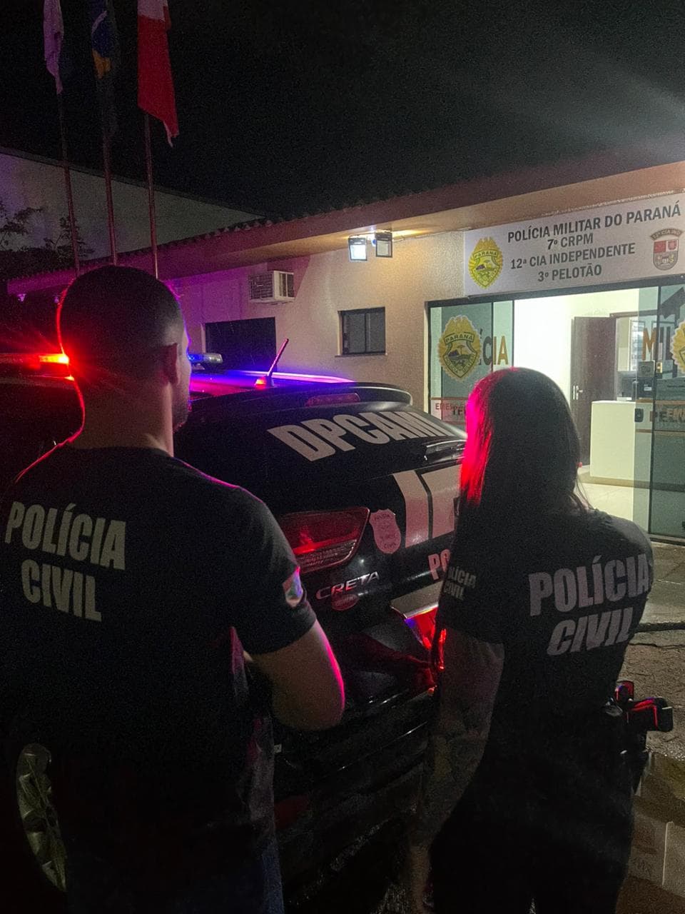 Suspeito de matar companheira é capturado horas após fuga para o Paraná