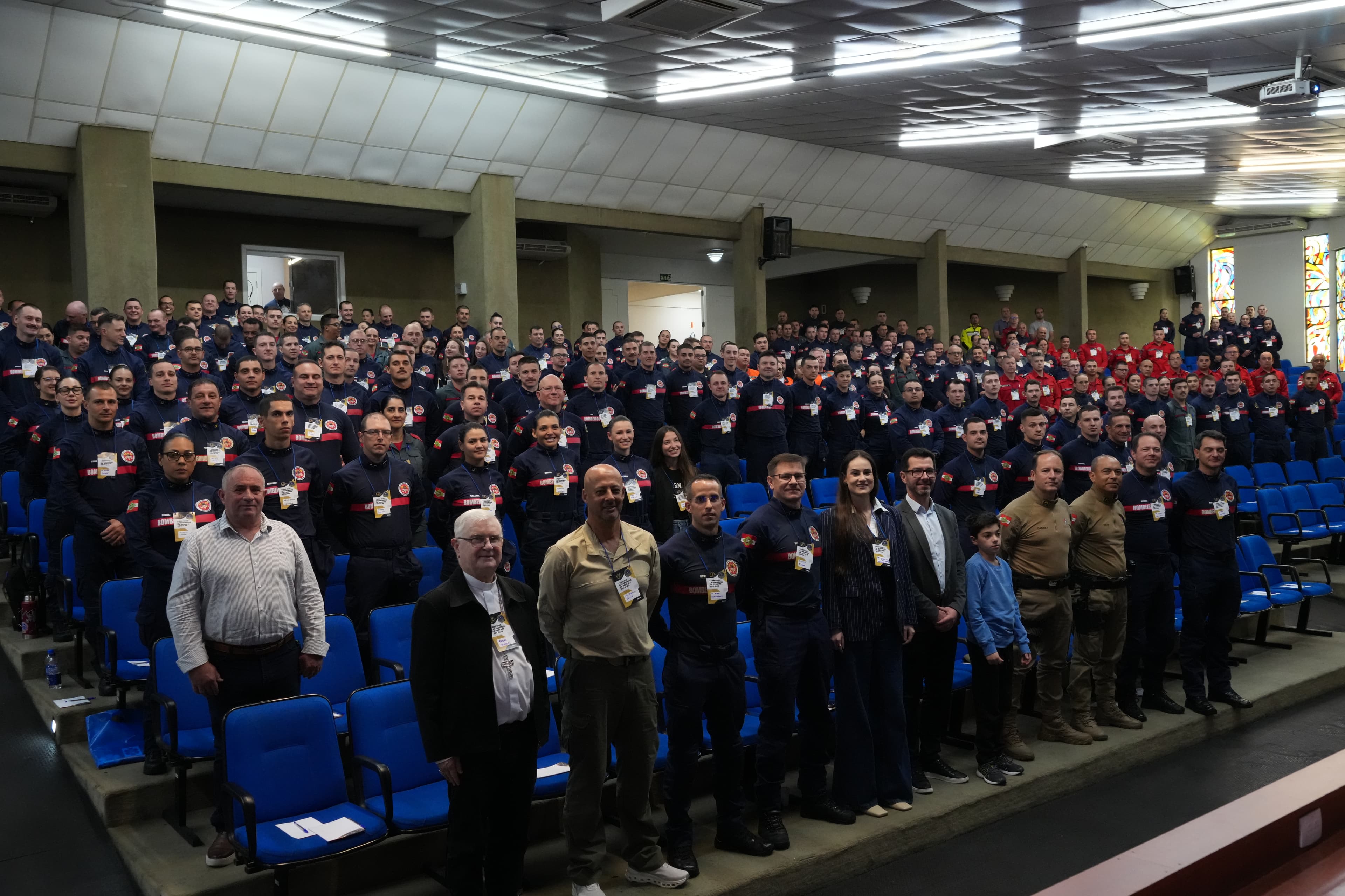 Bombeiros participam de simpósio sobre novas técnicas de resgate veicular em Joaçaba (Foto por ASCOM)