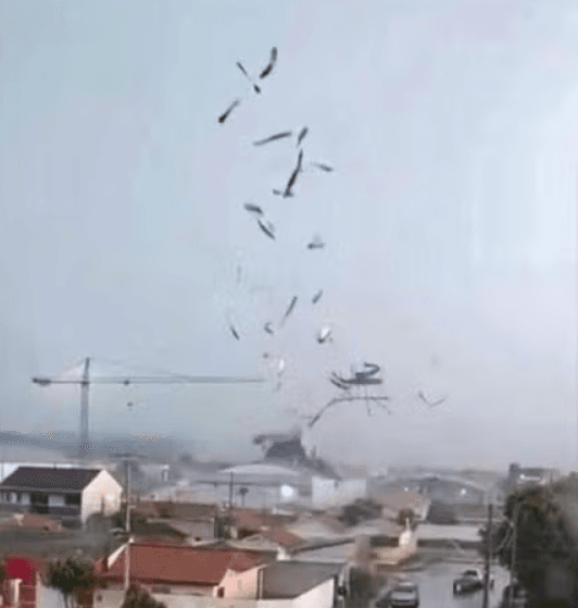 Novo tornado assustador atinge cidade do Paraná