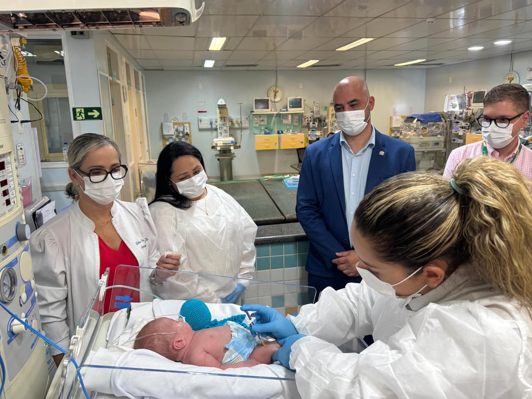 Bebê prematuro recebe anticorpo que protege contra infecção respiratória
