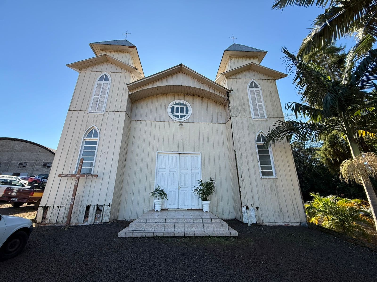 Igreja da Linha Tarumãzinho, interior de Águas Frias (Foto por Gilmar Bortese)