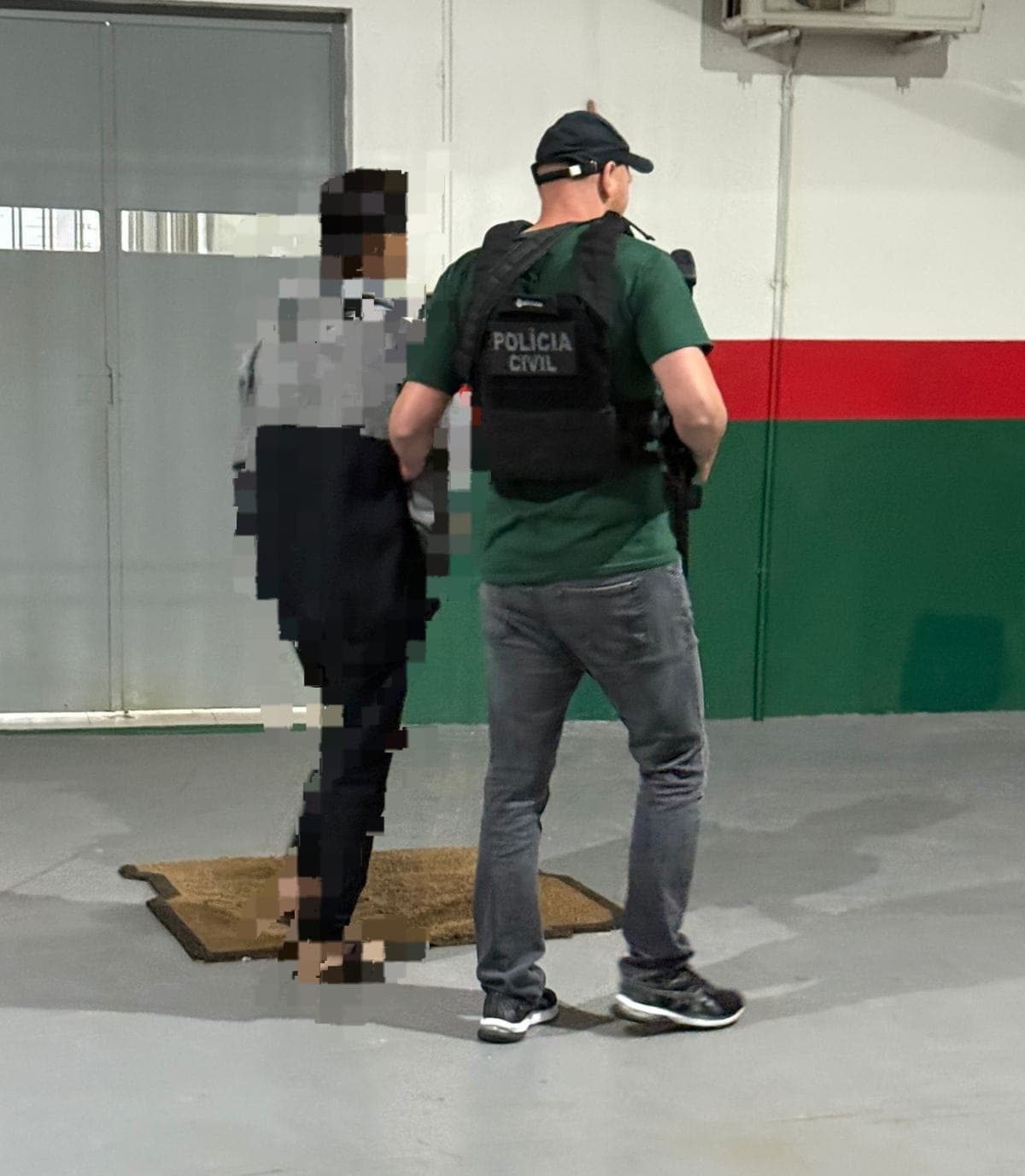 Homem foi encaimnhado ao presídio de Chapecó (Foto por Polícia Civil)