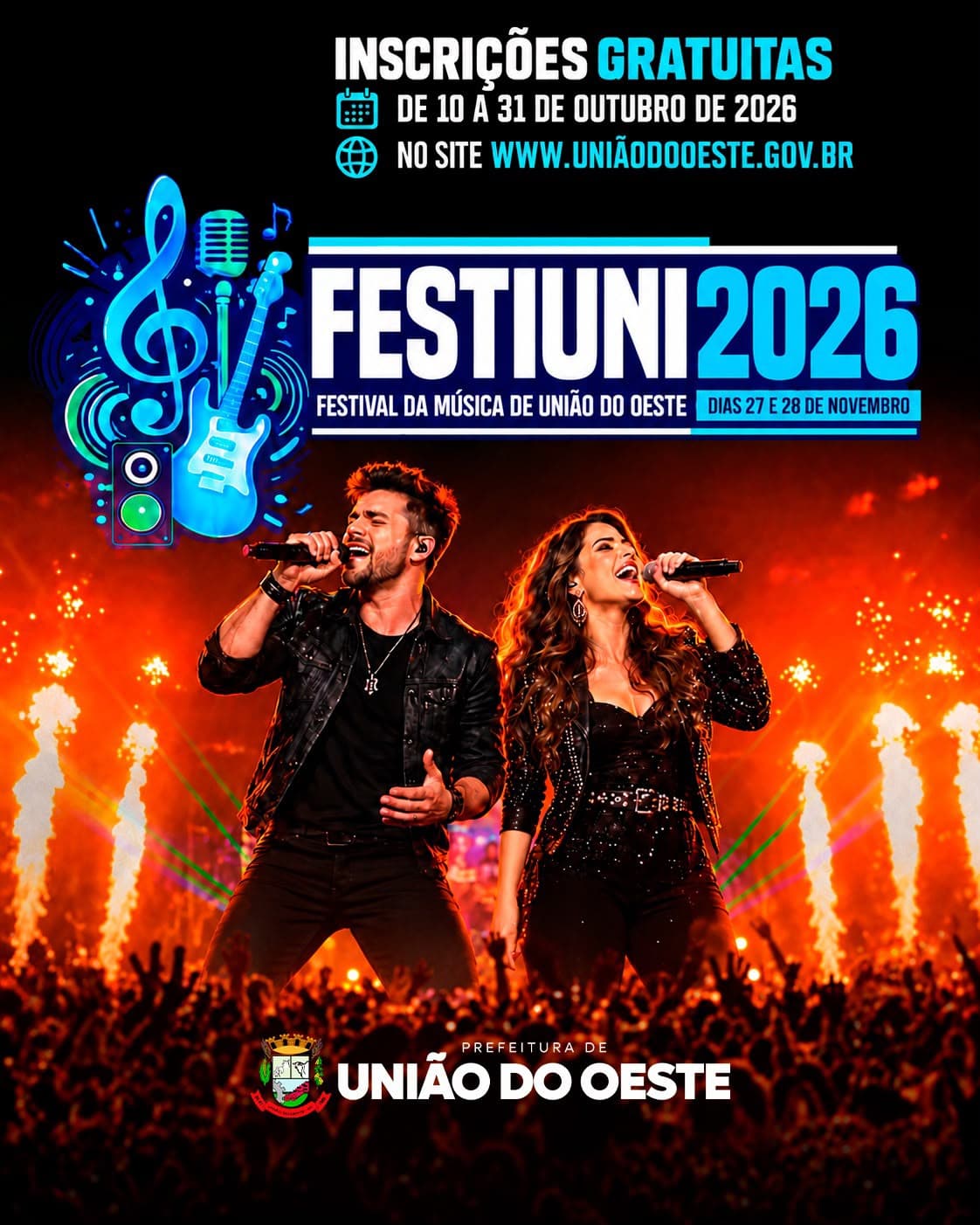 Inscrições gratuitas seguem até 31 de outubro, com oportunidades para intérpretes de diferentes idades e premiações de até R$ 2,5 mil (Foto por Divulgação)