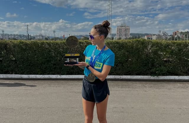 Atleta saudadense é campeã da Maratona Internacional de Porto Alegre