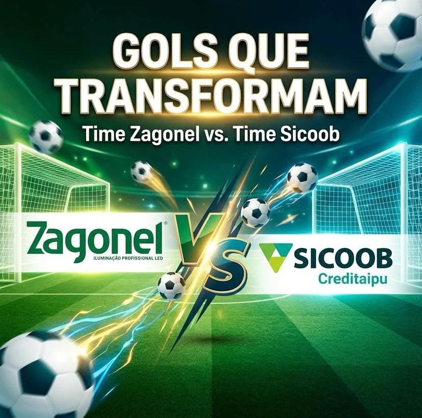 Equipes de amistoso beneficente irão levar os nomes de Zagonel e Sicoob Creditaipu