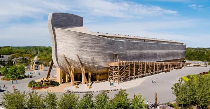 Exemplo de estrutura construída nos Estados Unidos (Foto por Ark Encounter)