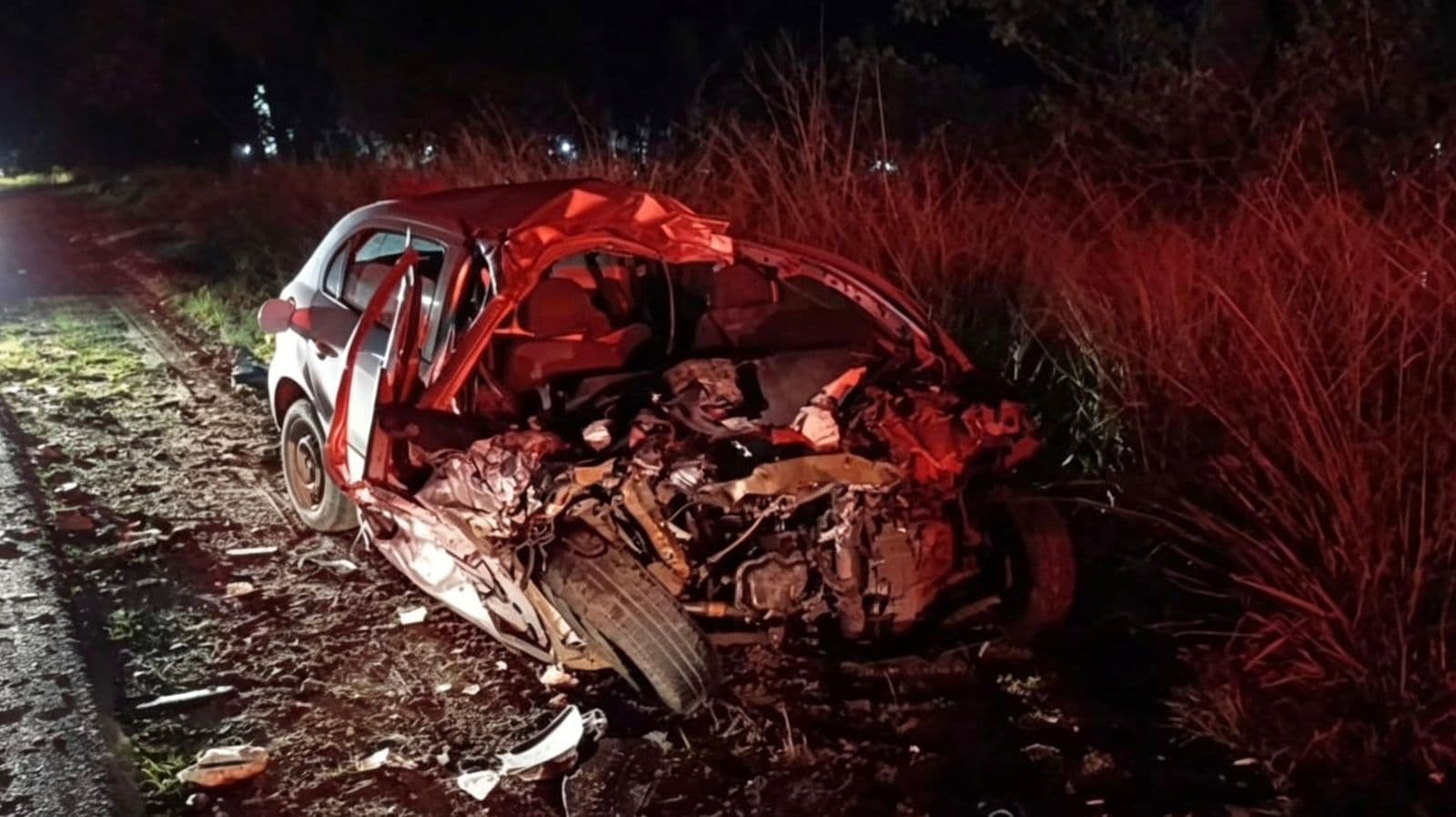 Homem de 64 anos não resistiu aos ferimentos (Foto por Corpo de Bombeiros)