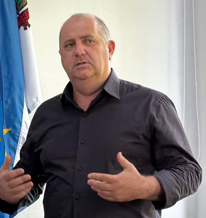 Prefeito Vanderlei Gallina faz apelo à população para o uso consciente da água diante da falta de chuvas no município. (Foto por Divulgação)